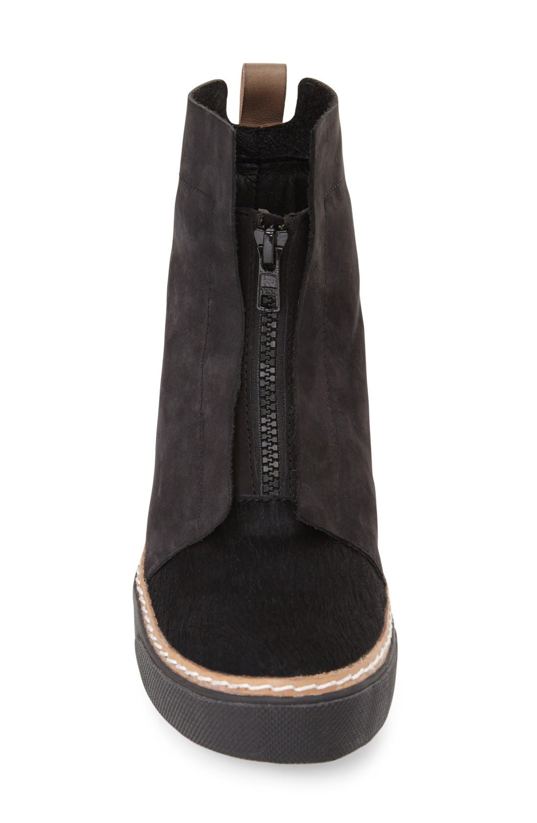 Blackstone Genuine Calf Hair Zip Chukka Boot, Alternate, color, 