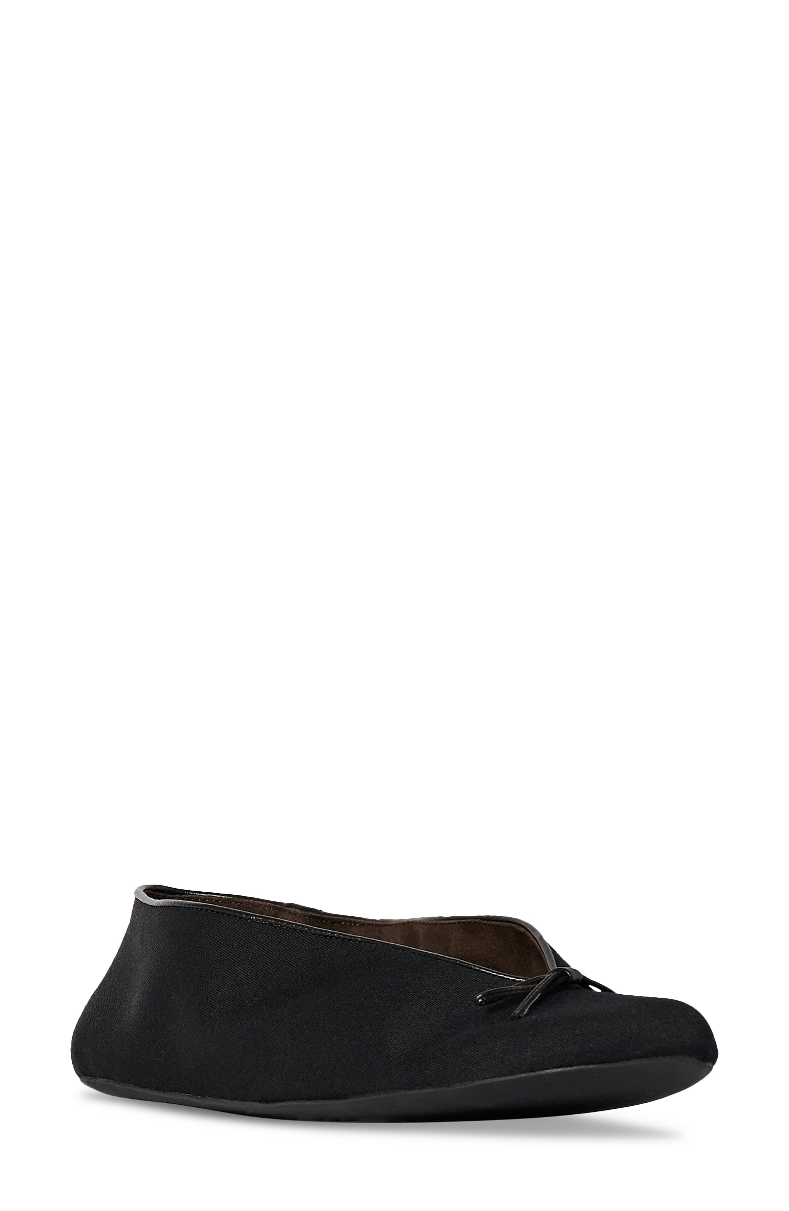 The Row Fay Wool Flat, Main, color, Black