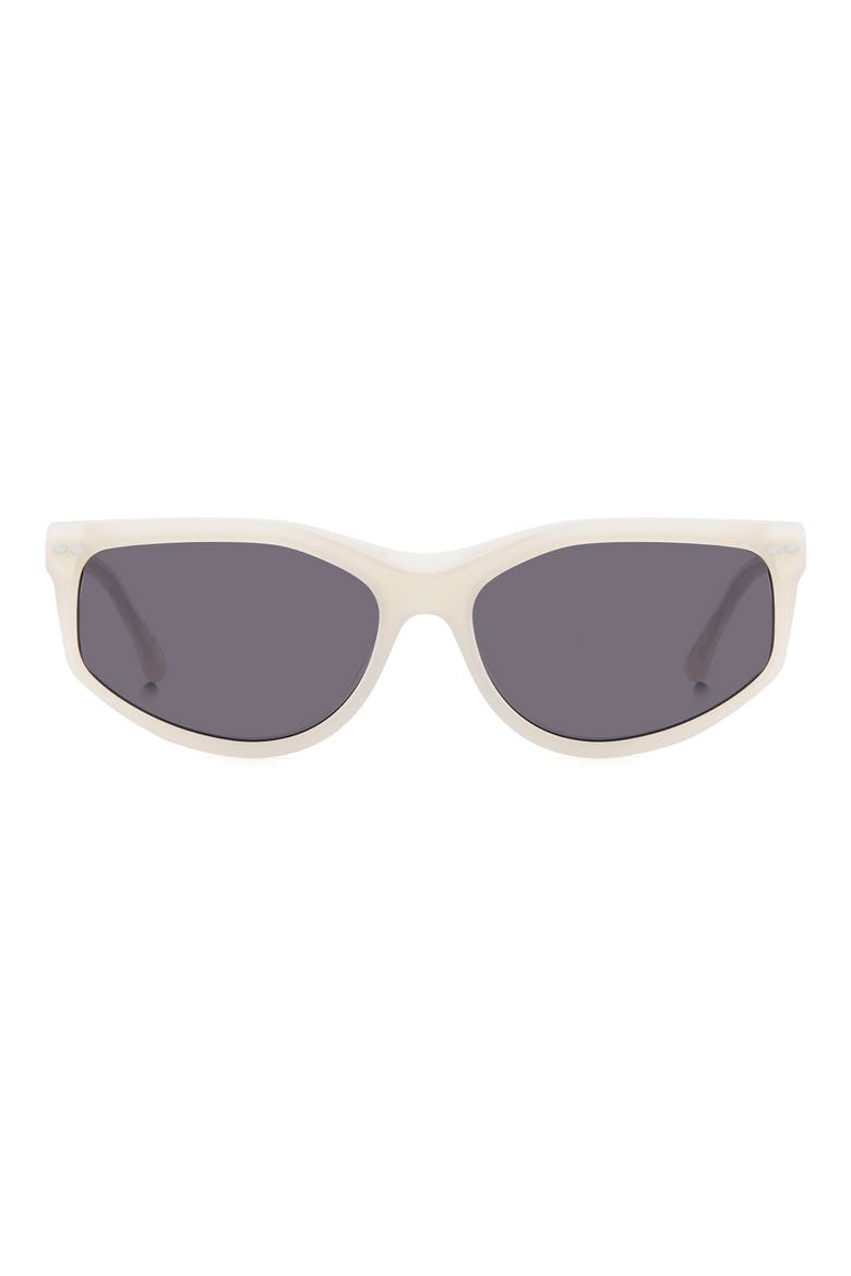 IM 0194/S 59mm Rectangular Sunglasses, Main, color, IVORY