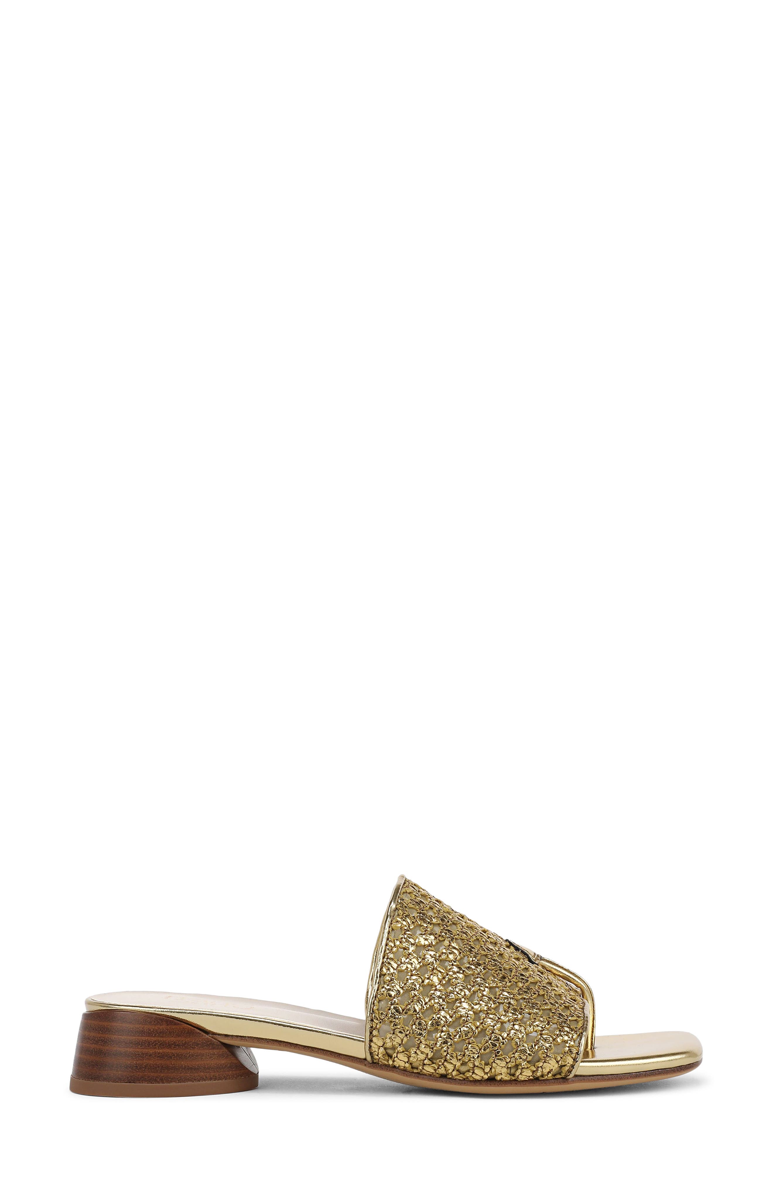 Loran Sandal, Alternate, color, GOLD/ GOLD