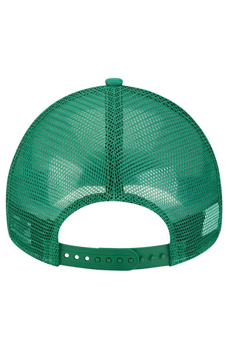 New Era Men's New Era Green New York Jets 9FORTY A-Frame Trucker Adjustable Hat, Alternate, color, Green