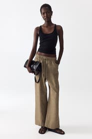 H&M Straight Drawstring Trousers