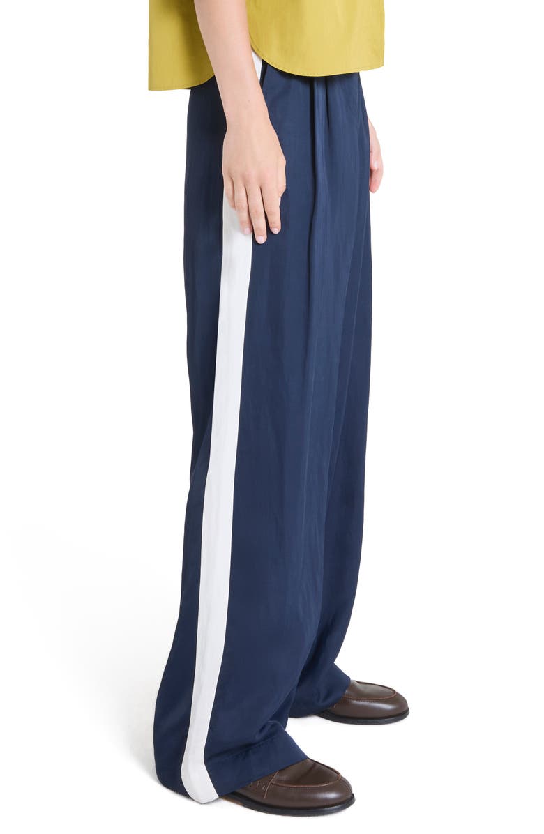 TWP Sulli Side Stripe Pants, Alternate, color, Midnight / Bone