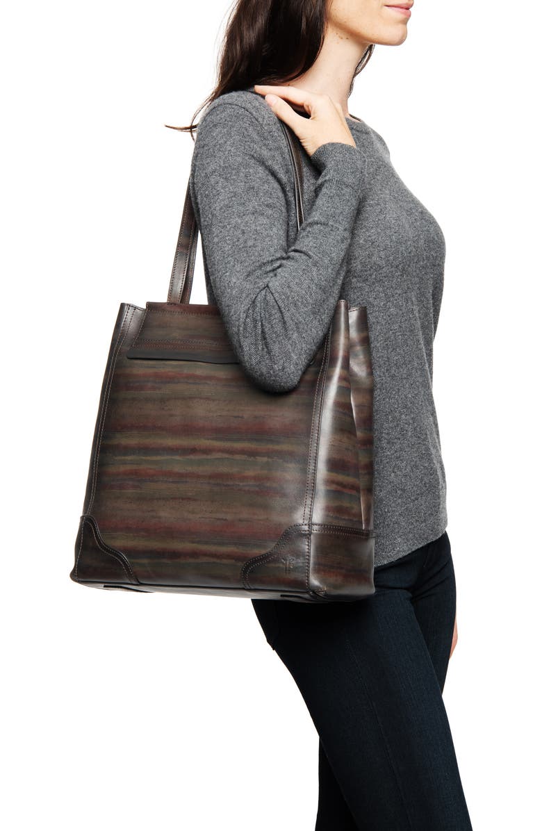 Frye Charlie Simple Leather Tote, Alternate, color,