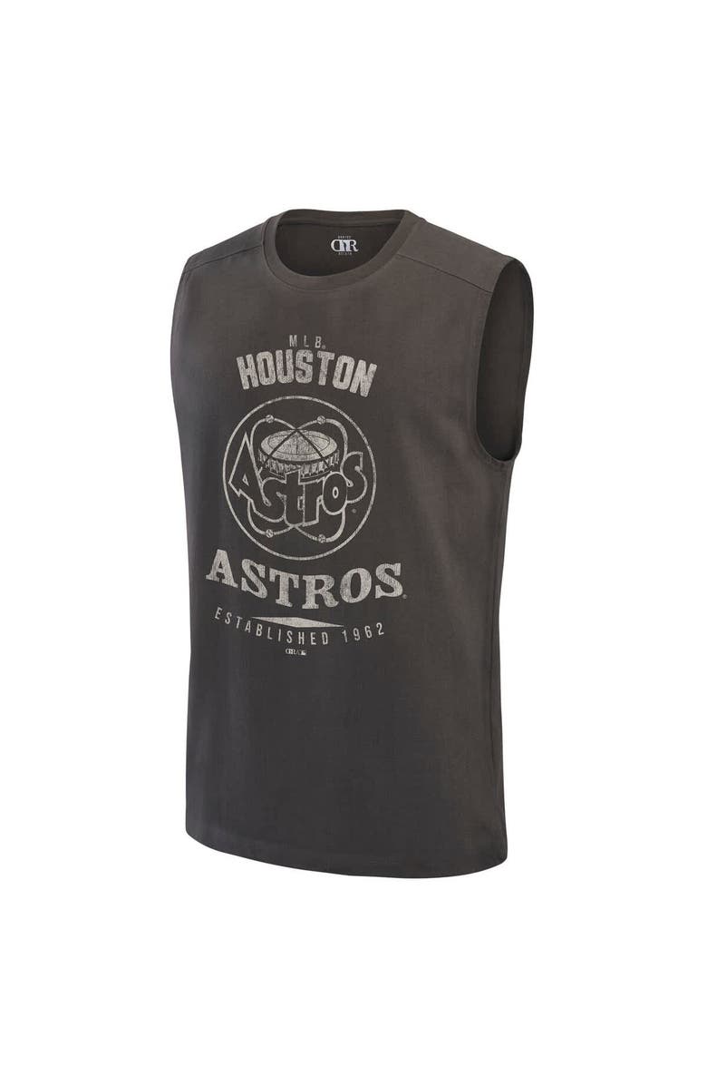 Darius Rucker Collection by Fanatics Men's Darius Rucker Collection by Fanatics  Charcoal Houston Astros Muscle Tank Top, Alternate, color, Charcoal