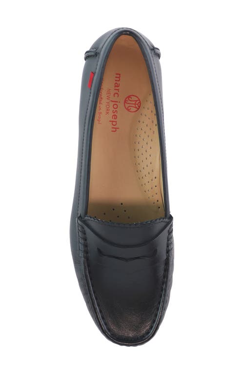 Marc Joseph New York Carrol Street 2.0 Penny Loafer In Black Napa