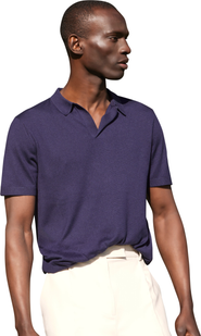 Italic Elliot Featherlight Short Sleeve Polo Shirt