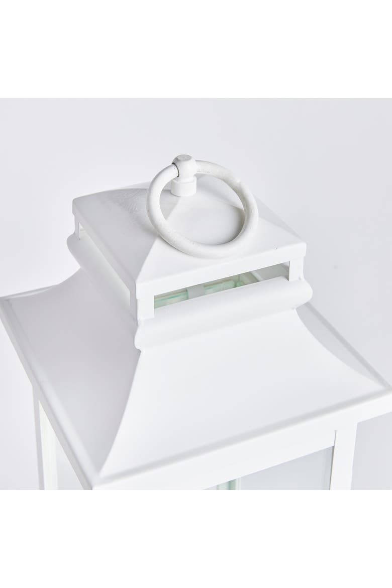 Matilda Outdoor Lantern Candle Holder, Alternate, color, White