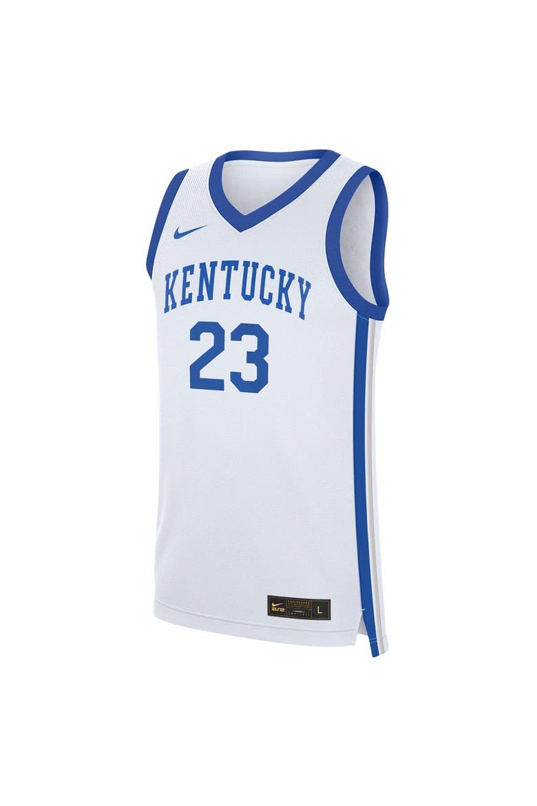 Men's Nike Anthony Davis White Kentucky Wildcats Performance Replica Basketball Jersey, Alternate, color, White