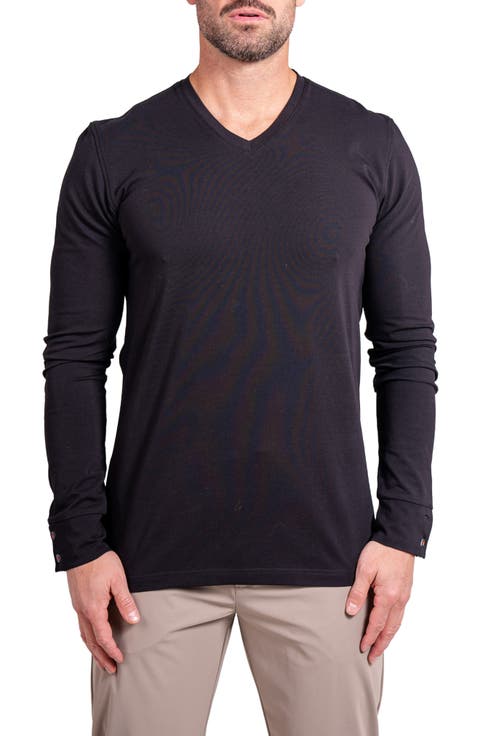 Edison Ascension V-Neck Long Sleeve T-Shirt