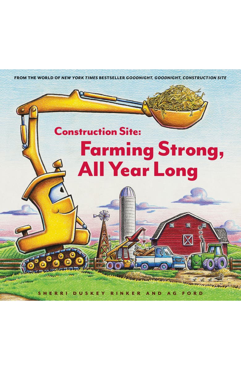 Chronicle Books 'Construction Site: Farming Strong All Year Long' Book, Alternate, color, Multi