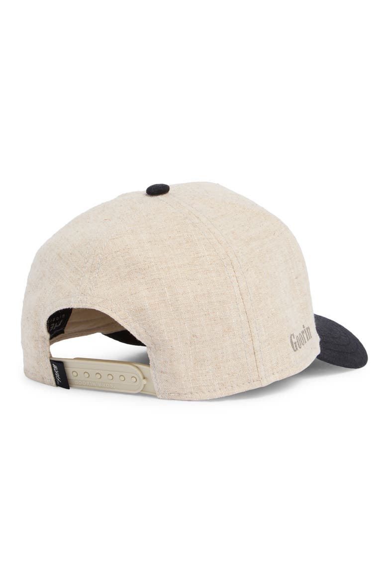 Rough Edges Bald Eagle Baseball Cap, Alternate, color, BLACK