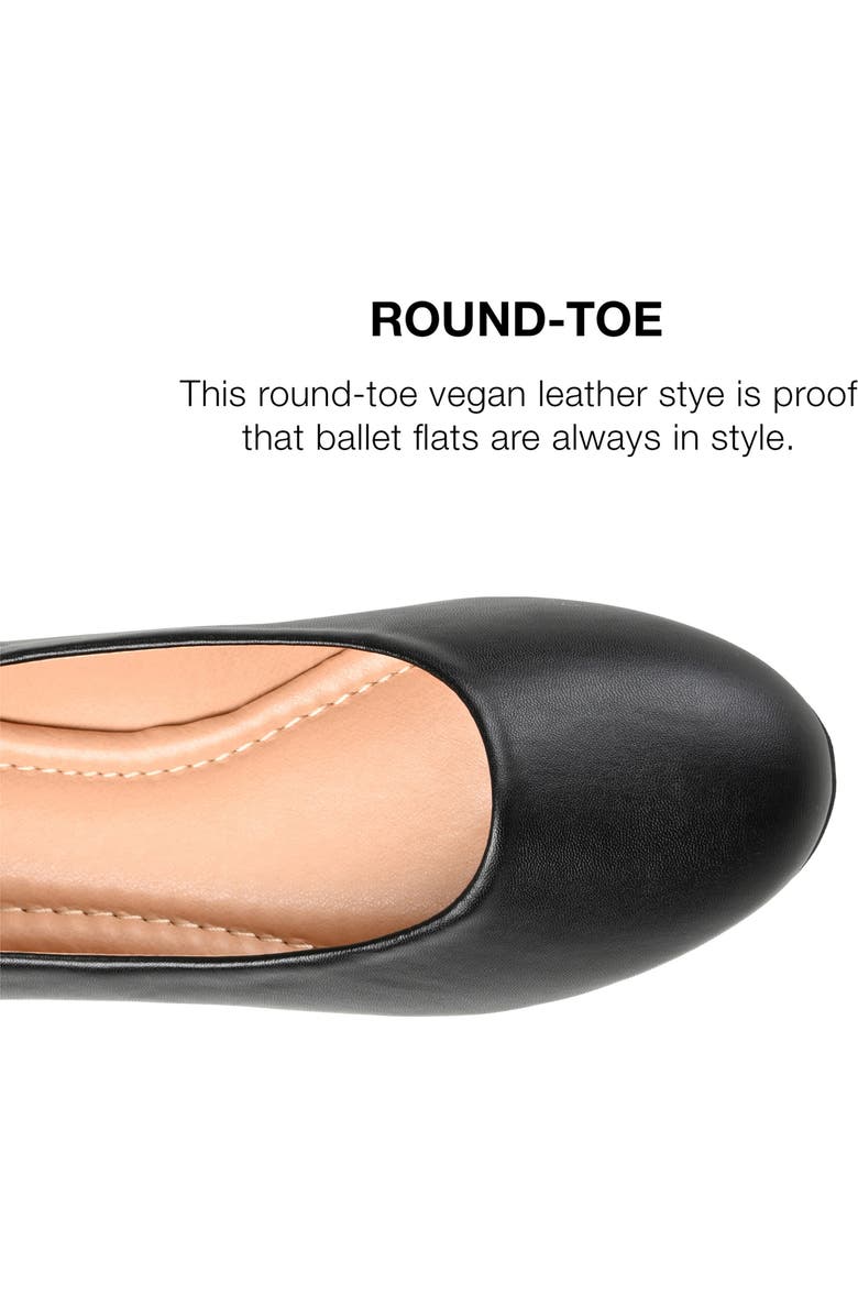 Journee Collection JOURNEE Kavn Flat, Alternate, color, Black