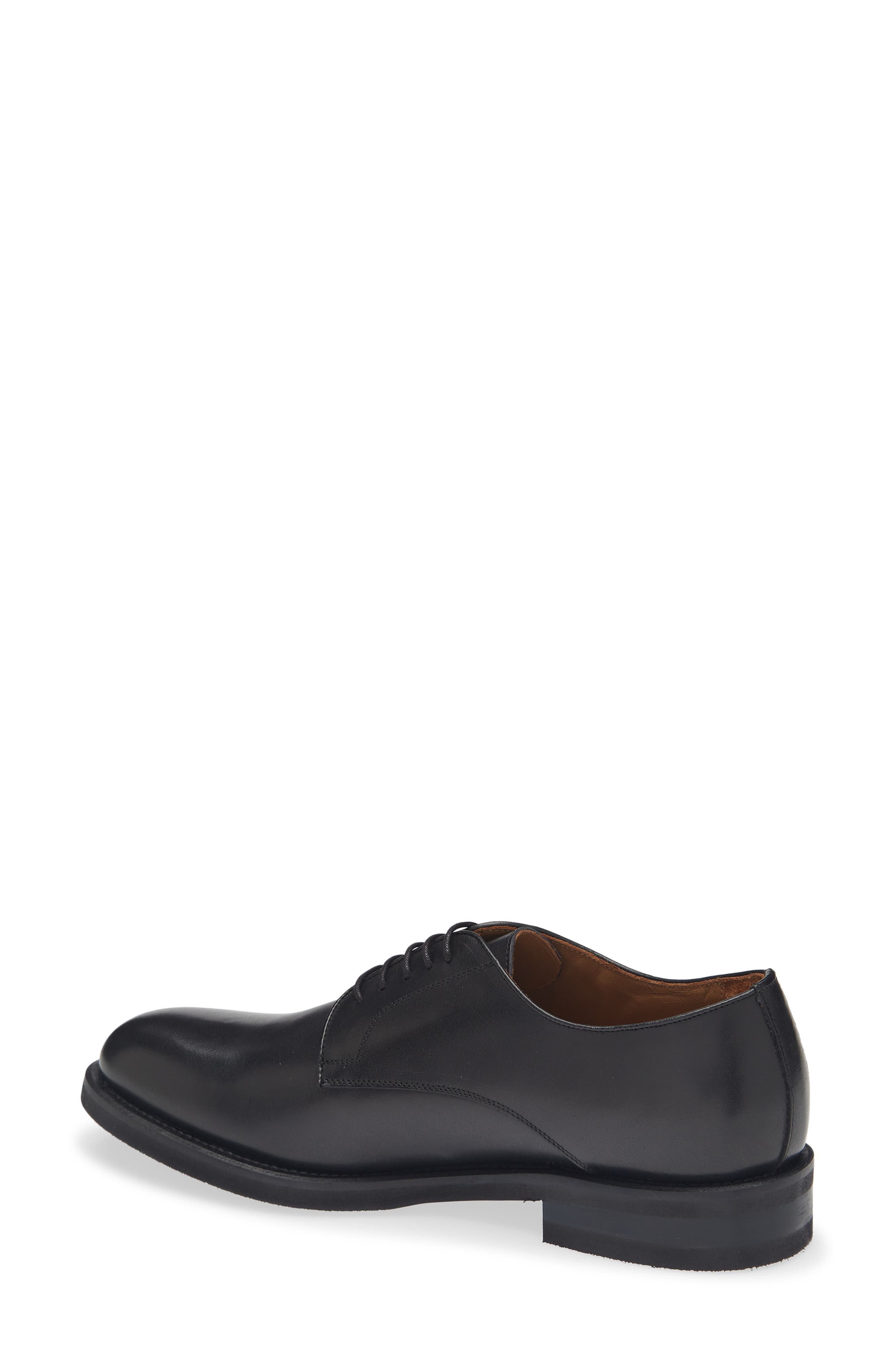Italian Collection Collodi Plain Toe Blucher Derby, Alternate, color, BLACK SMOOTH LEATHER