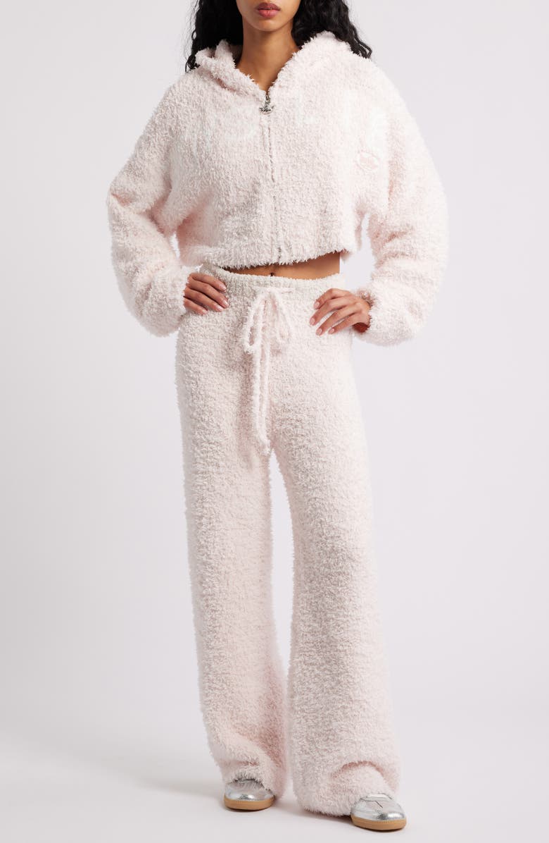 BOYS LIE Mami Alex Crop Zip Hoodie, Alternate, color, Pink