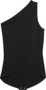 Michael Kors Collection One-Shoulder Cashmere Blend Bodysuit