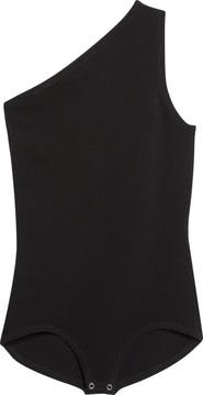 Michael Kors Collection One-Shoulder Cashmere Blend Bodysuit