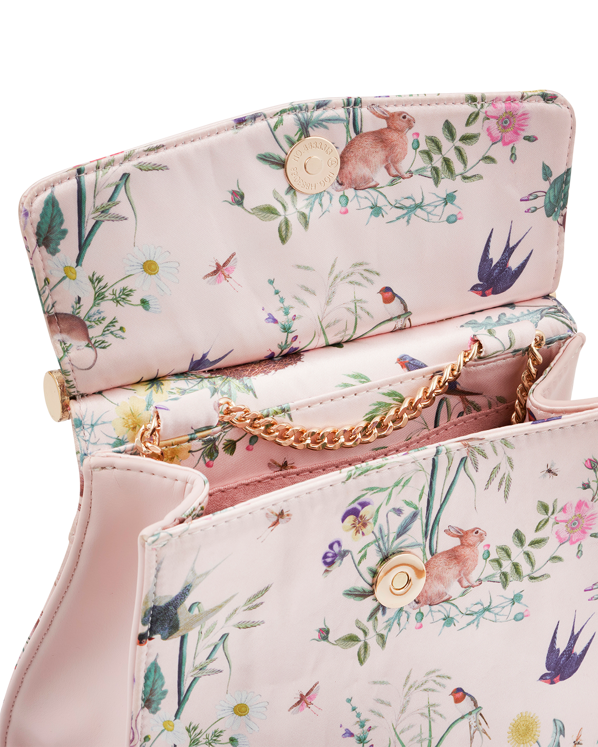 Fable England High Tea Mini Top Handle Tote, Alternate, color, Pink