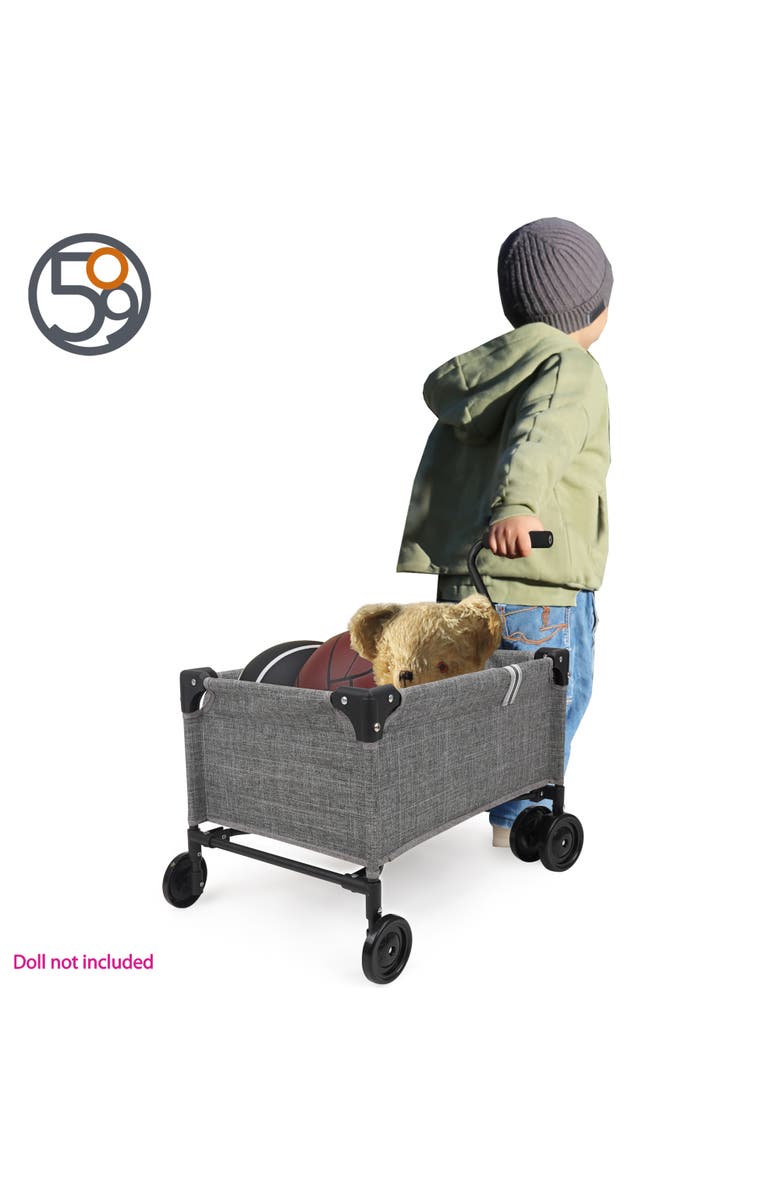 509 Crew Little Wagon, Melange Folding Pull Along Cart, Alternate, color, Multicolored