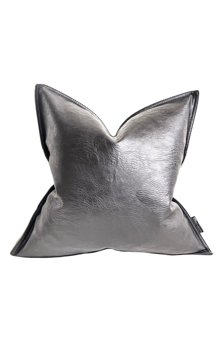 MODISH DECOR PILLOWS Faux Leather Pillow Cover, Alternate, color, 