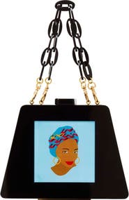 LarAllan Molly Acrylic Cocktail Clutch