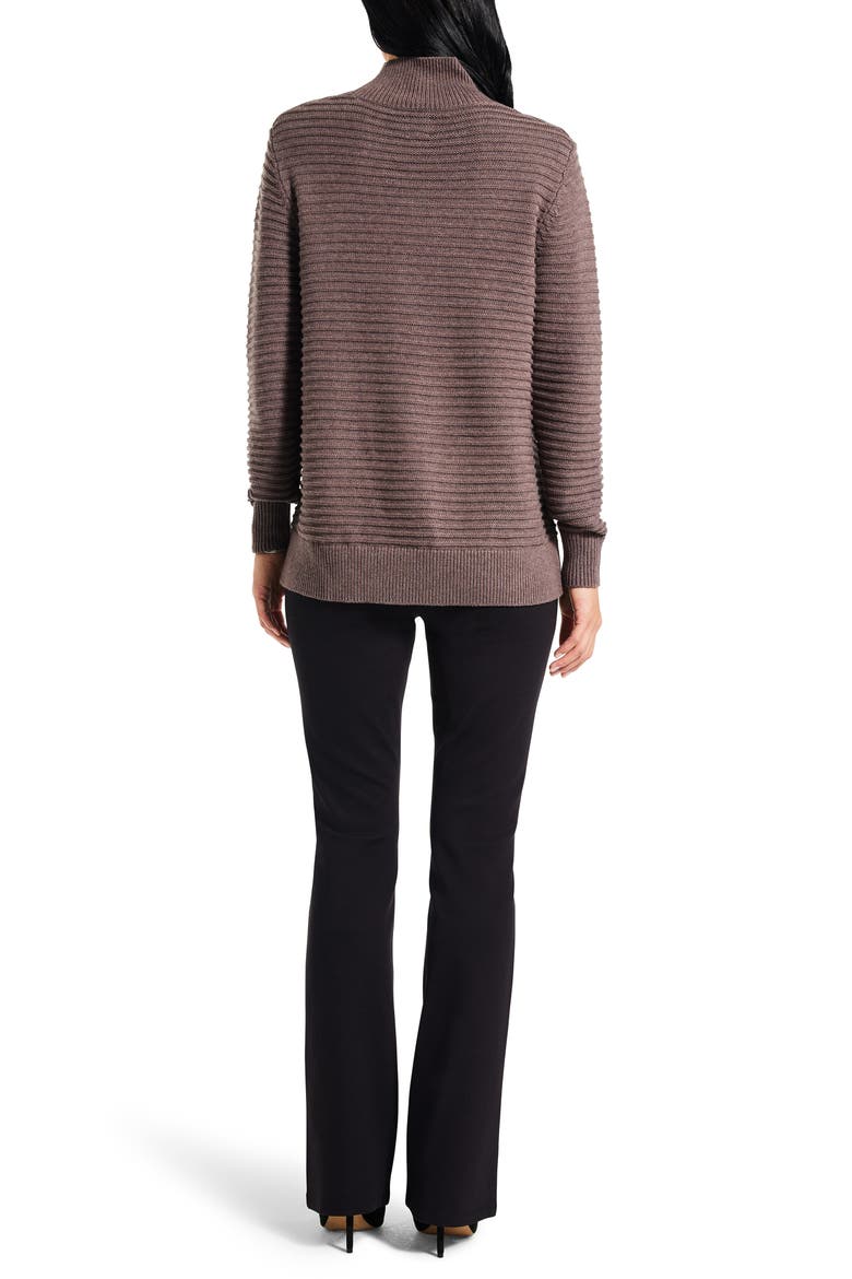 Ottoman Mock Neck Sweater, Alternate, color, IRON