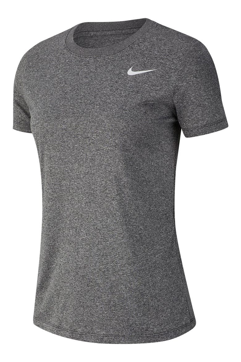 Dry Legend Training Tee, Alternate, color, BLACK/ HEATHER