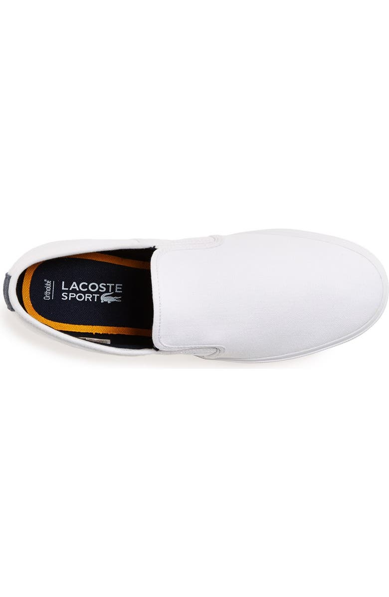 Lacoste 'Gazon Sport' Canvas Slip-On Sneaker, Alternate, color,