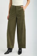 Wit & Wisdom Skyrise Barrel Leg Corduroy Pants