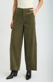 Wit & Wisdom Skyrise Barrel Leg Corduroy Pants