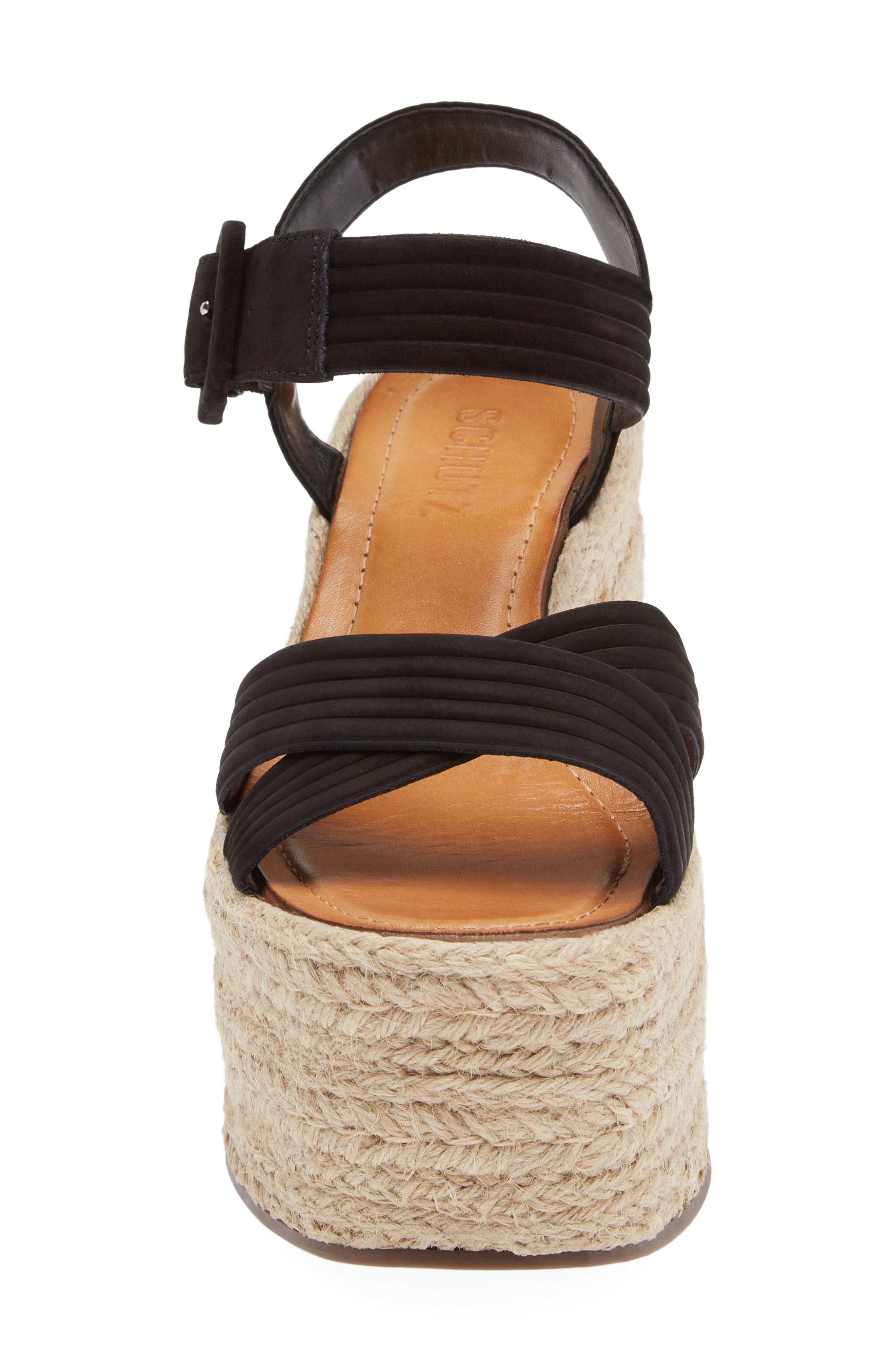 Schutz Blisse Platform Wedge Sandal, Alternate, color, 