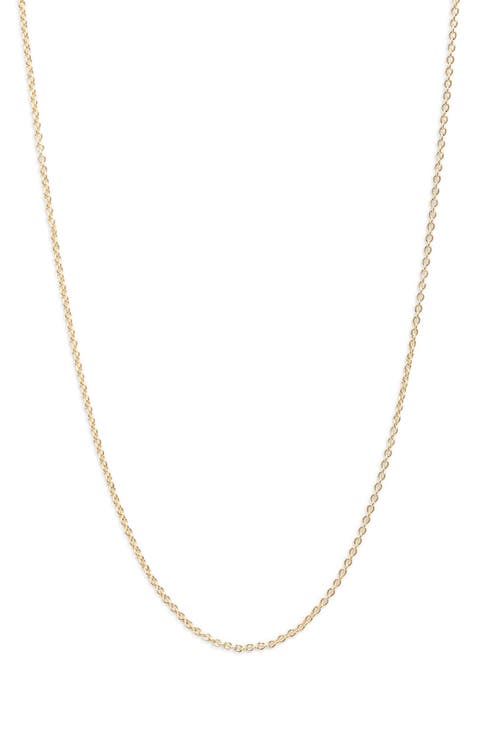Skinny Cable Chain Necklace