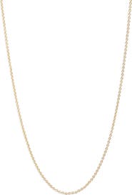 THE SIS KISS Skinny Cable Chain Necklace