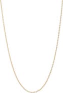 THE SIS KISS Skinny Cable Chain Necklace