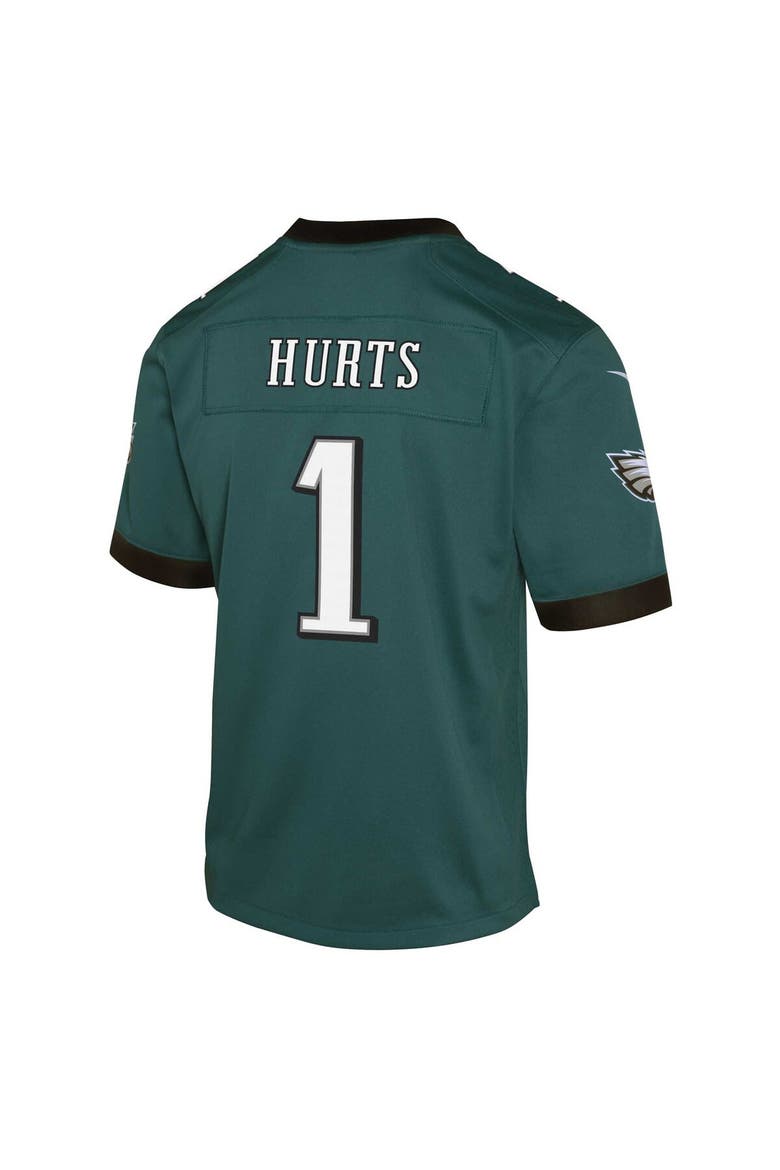 Youth Nike Jalen Hurts Midnight Green Philadelphia Eagles Game Jersey, Alternate, color, Green