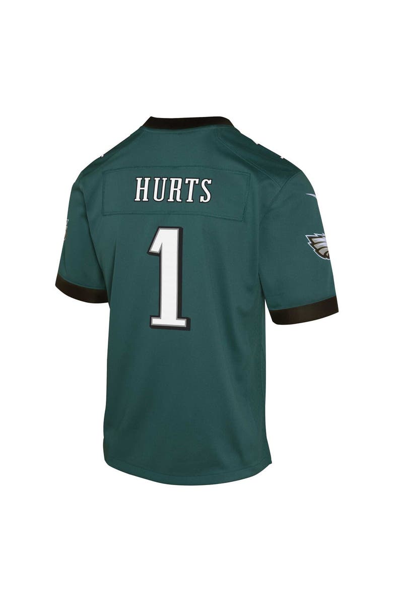 Nike Youth Nike Jalen Hurts Midnight Green Philadelphia Eagles Game Jersey, Alternate, color, Green