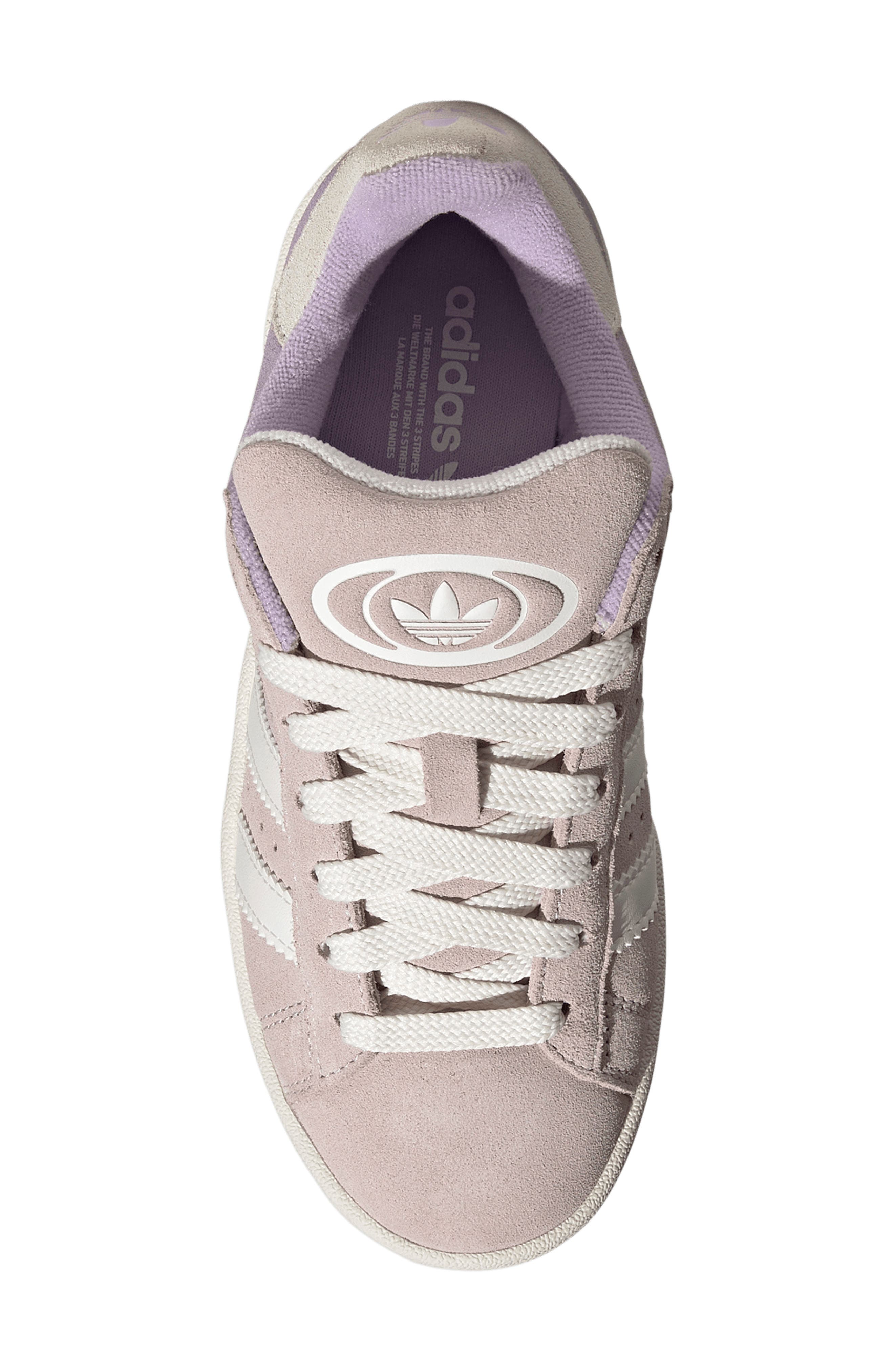Kids' Campus 00s Sneaker, Alternate, color, ALMOST PINK/ WHITE/ PLUM