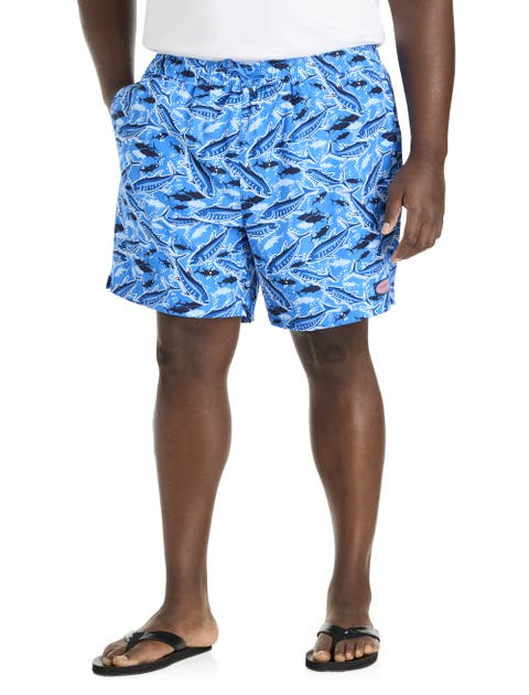 Big & Tall Bone Fish Chappy Swim Trunks
