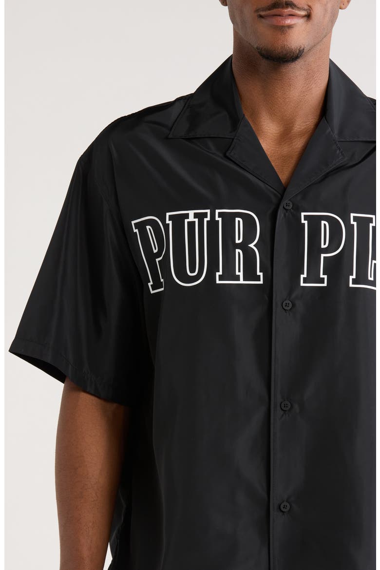 Everyday Camp Shirt, Alternate, color, BLACK