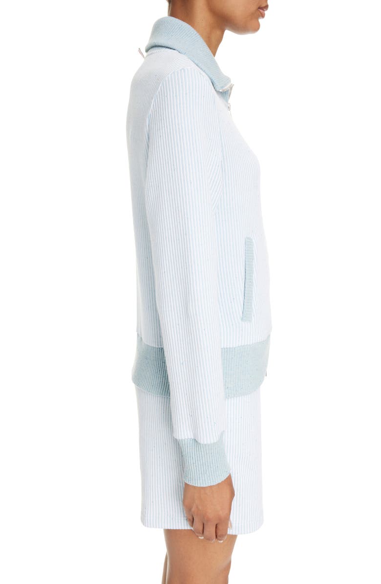 Thom Browne 4-Bar Stripe Knit Sweater Jacket, Alternate, color, 