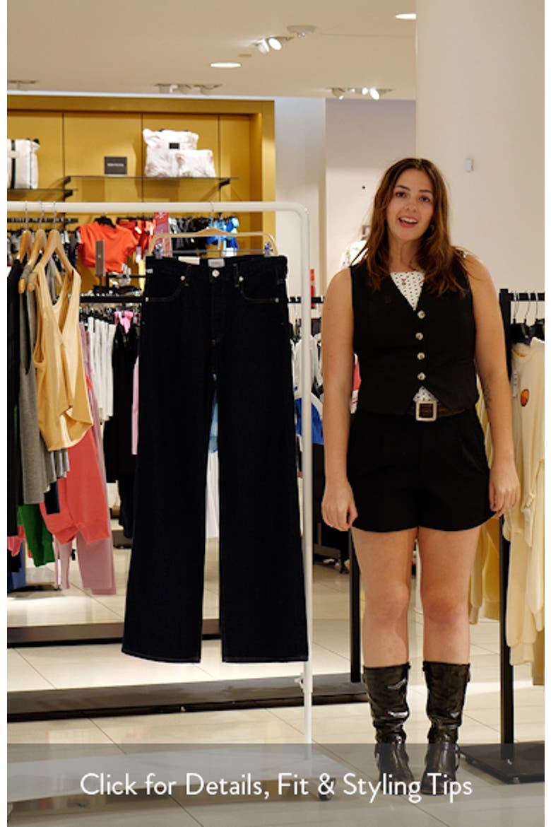 Annina High Waist Straight Leg Jeans video