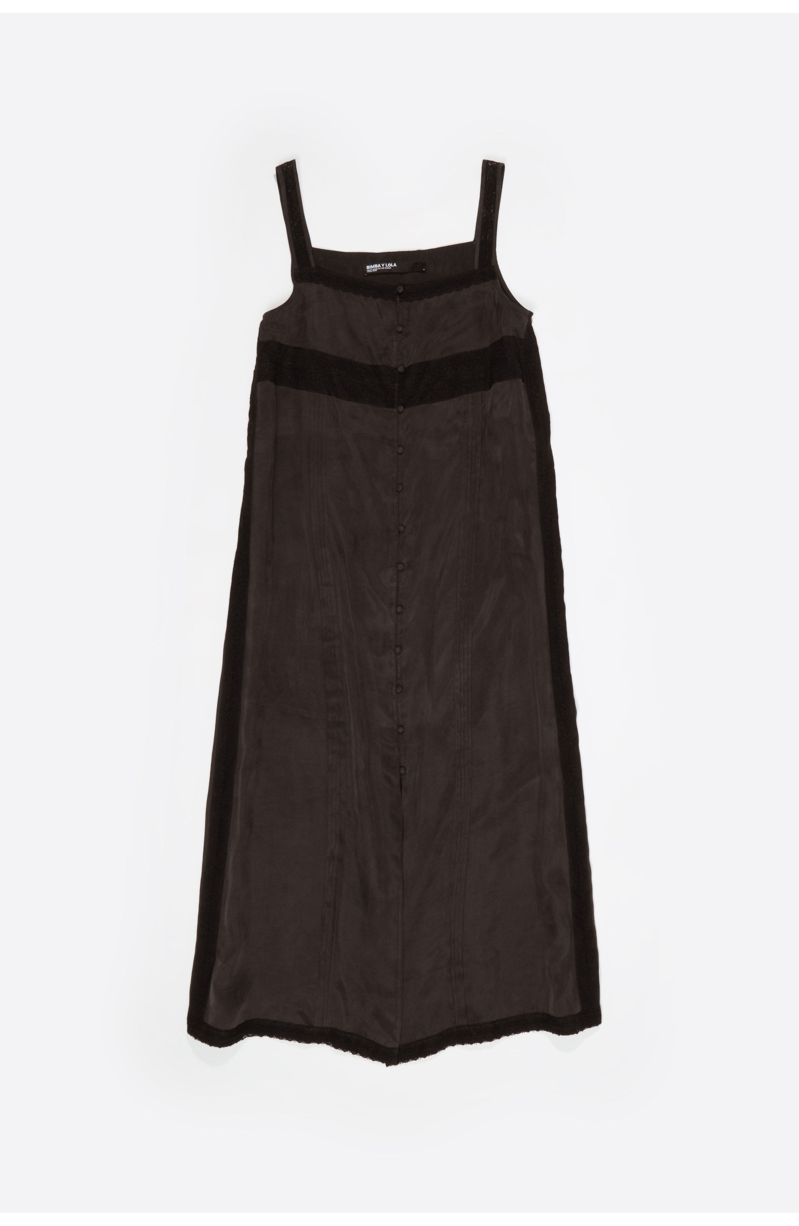 BIMBA Y LOLA A-Line Dress With Buttons And Lace (Women) | Nordstrom