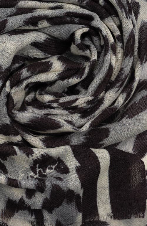 Echo Leopard Wrap In Black