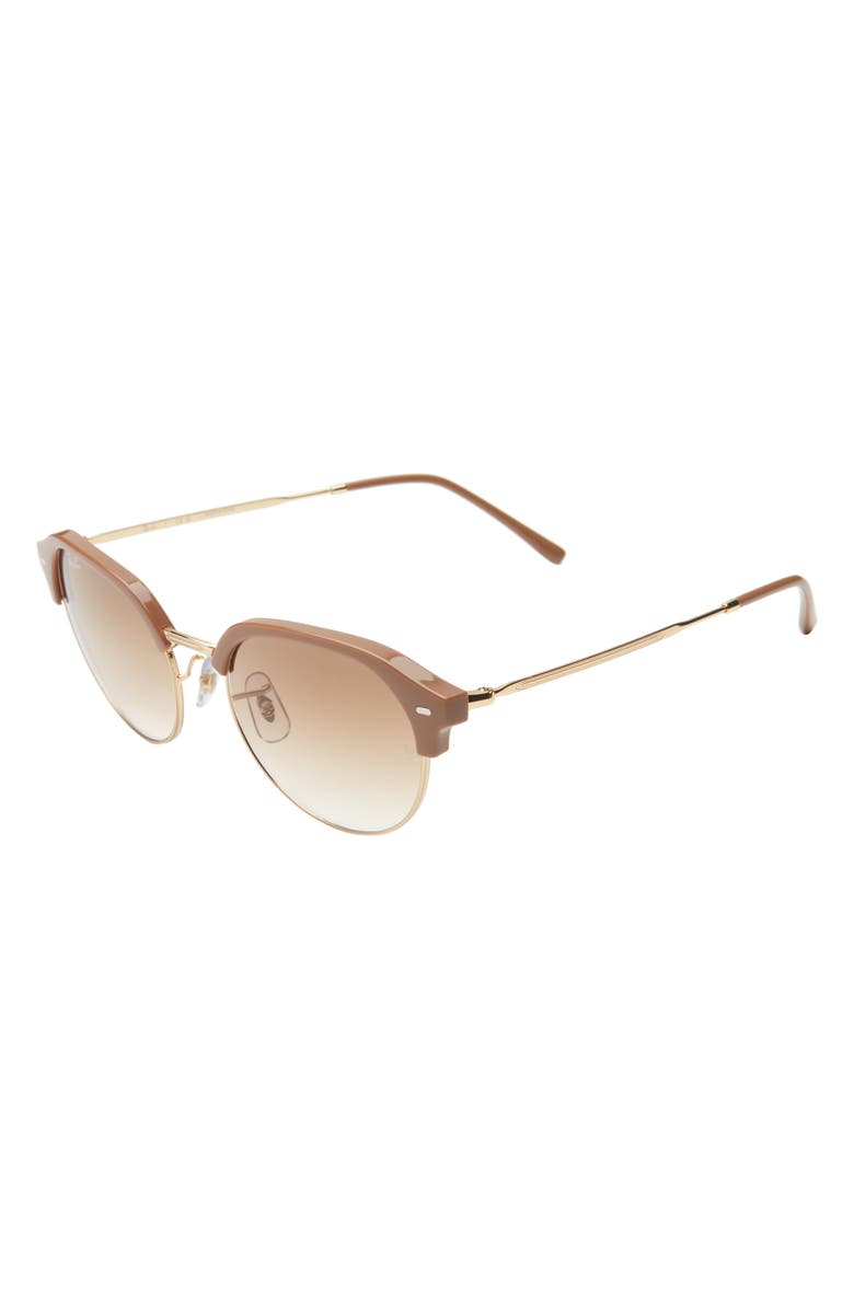 Ray-Ban 55mm Gradient Irregular Sunglasses, Alternate, color, Brown