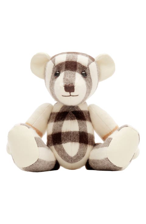 Check Cashmere Collectible Bear