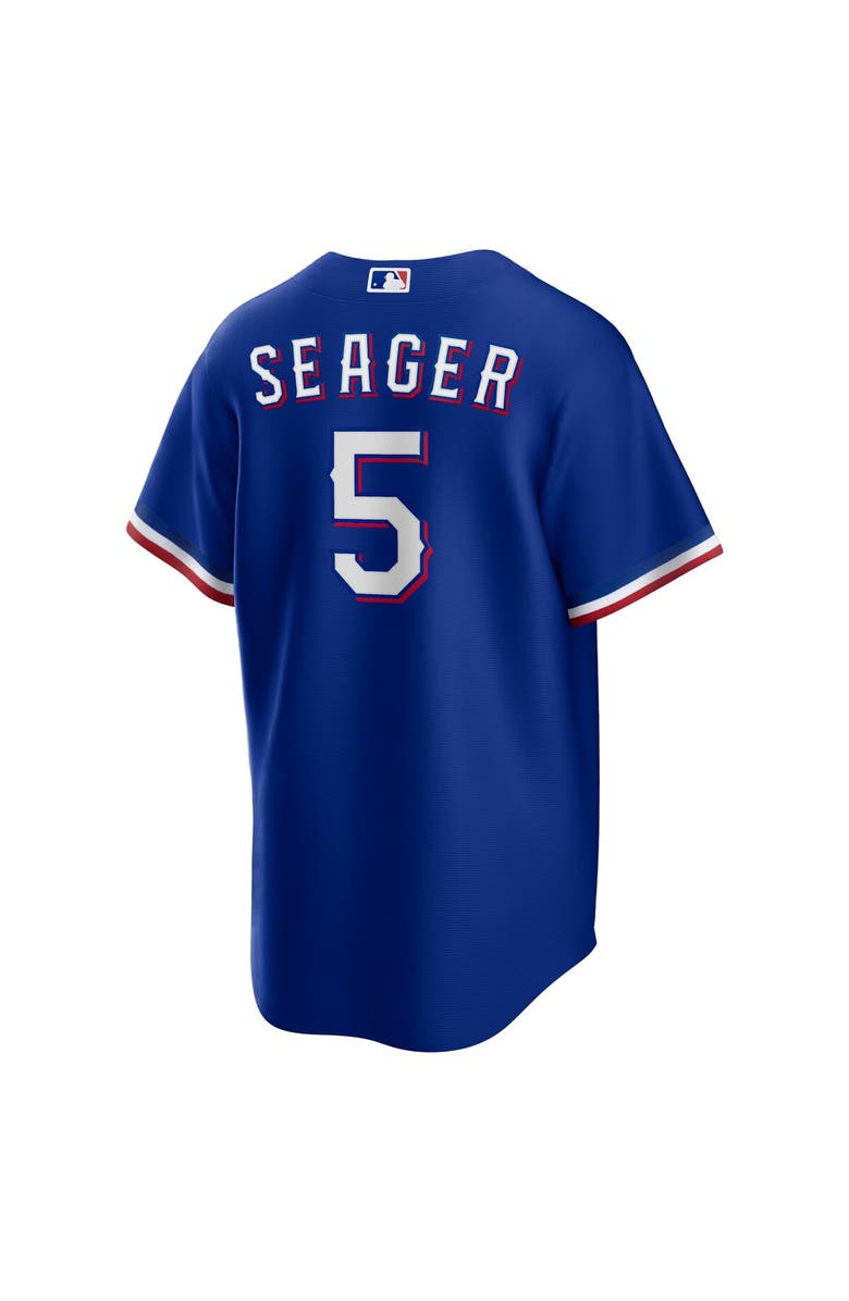 Nike Men's Nike Corey Seager Royal Texas Rangers Alternate Replica Player Jersey, Alternate, color, 