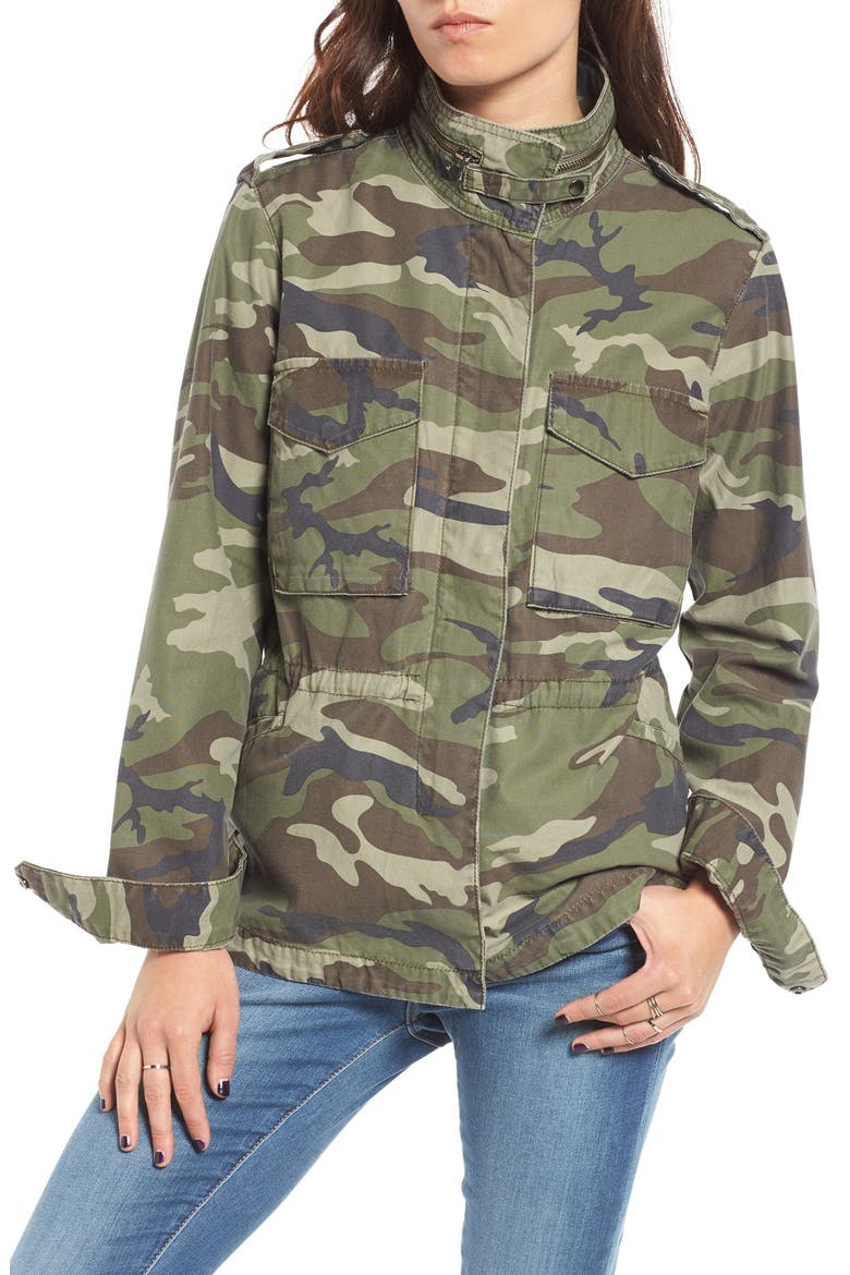 Outsider Camo Print Jacket, Alternate, color, OLIVE ARMY PRINT