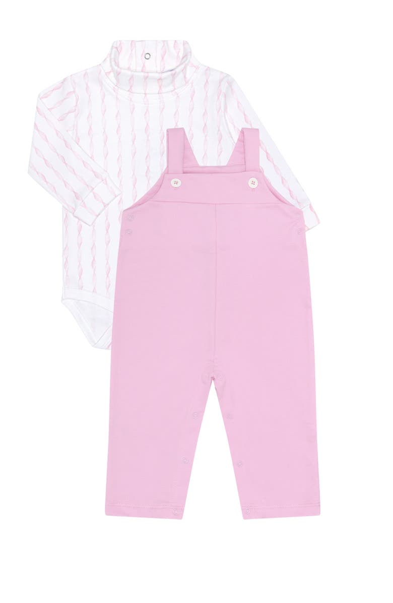 Nellapima Pink Twirl Overall Set - Baby, Alternate, color, Pink