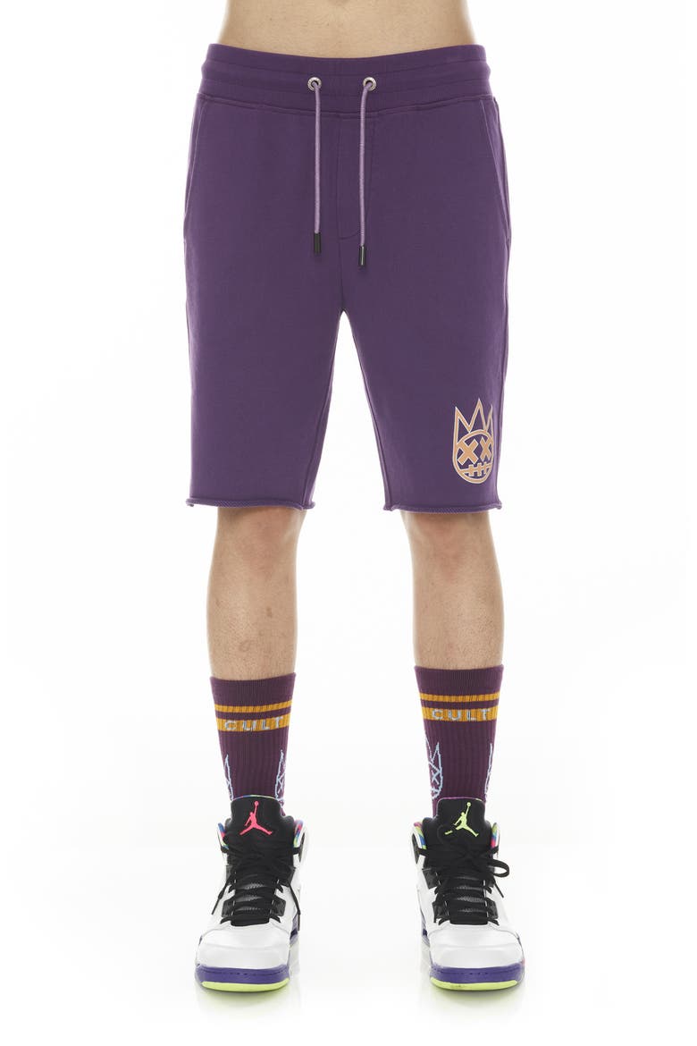 Cutoff Sweat Shorts, Main, color, ACAI
