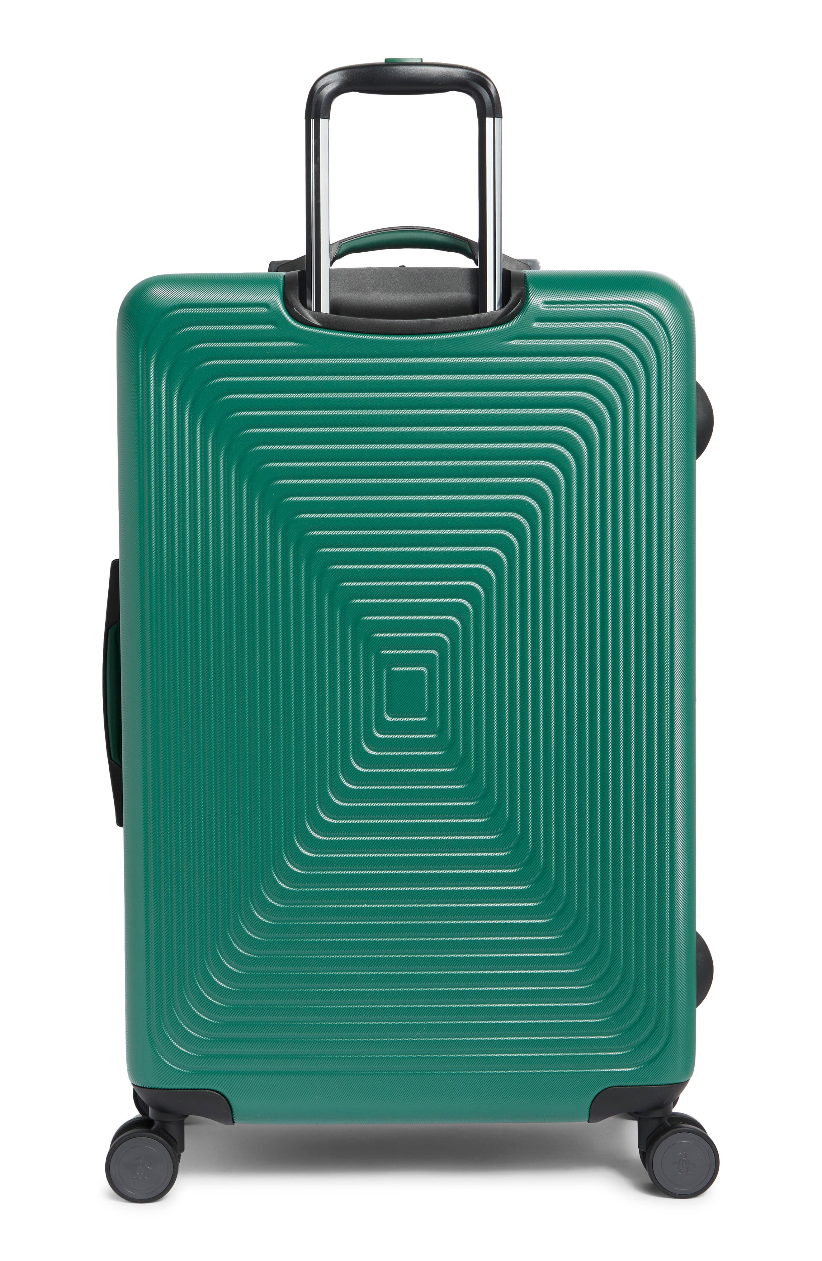 Original Penguin Finnes 29-Inch Hardside Spinner Luggage, Alternate, color, Forest Green